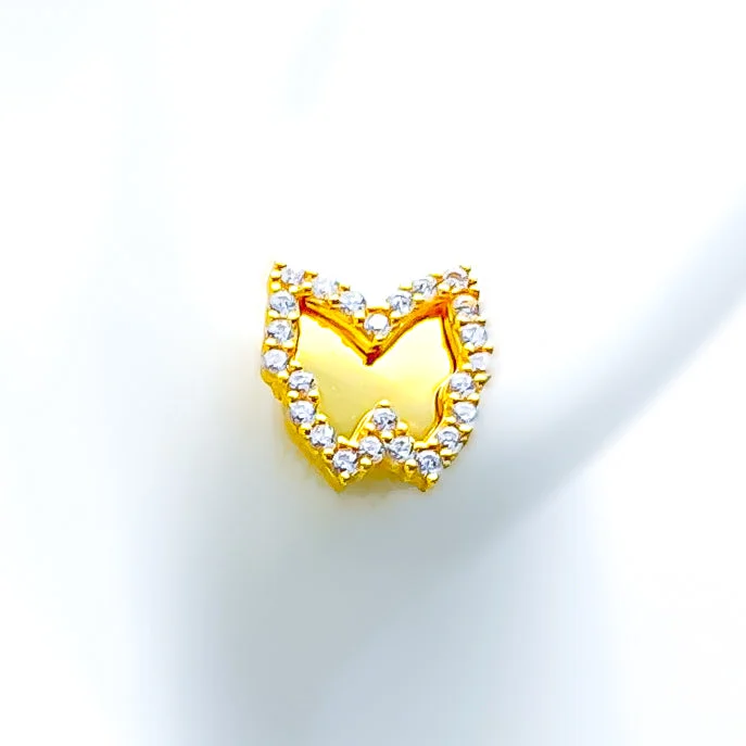 real garnet stacking rings Fashionable Elevated 21k Gold CZ Earrings
