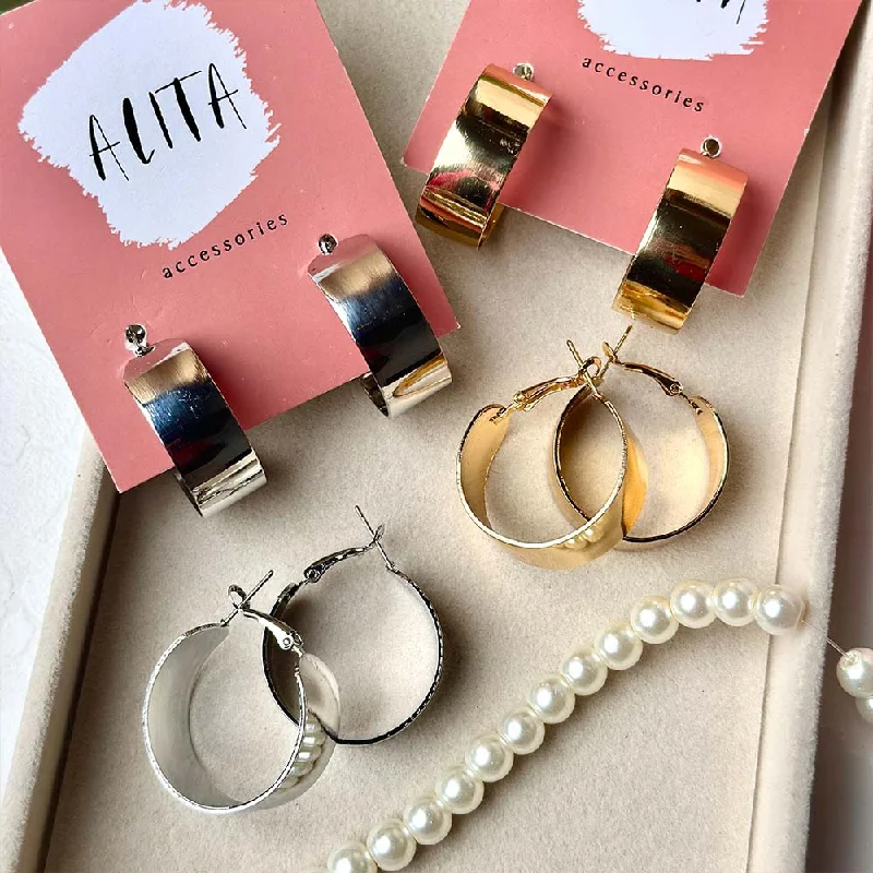 celestial moonstone ring gold Gypsy Hoops