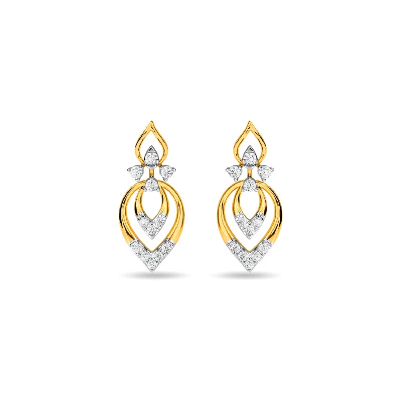 personalized coordinates ring custom Hafsa Earring
