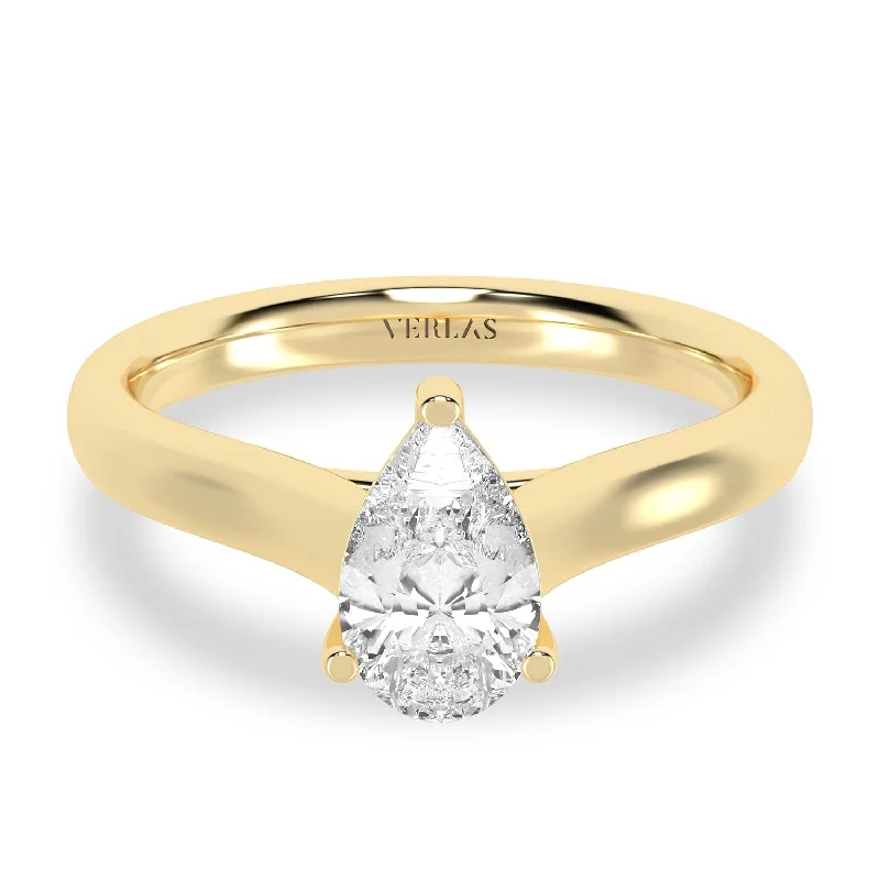 minimalist cubic zirconia earrings Iconic Dewdrop Ring