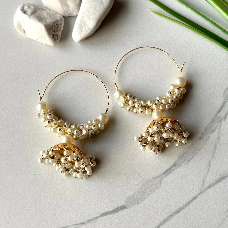 vintage cameo brooch jewelry Jhumka Baali Earrings