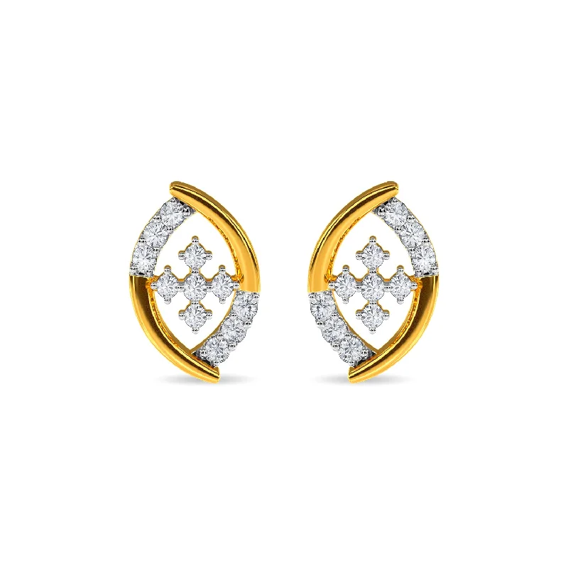 infinity loop ring rose gold Kaci Earring