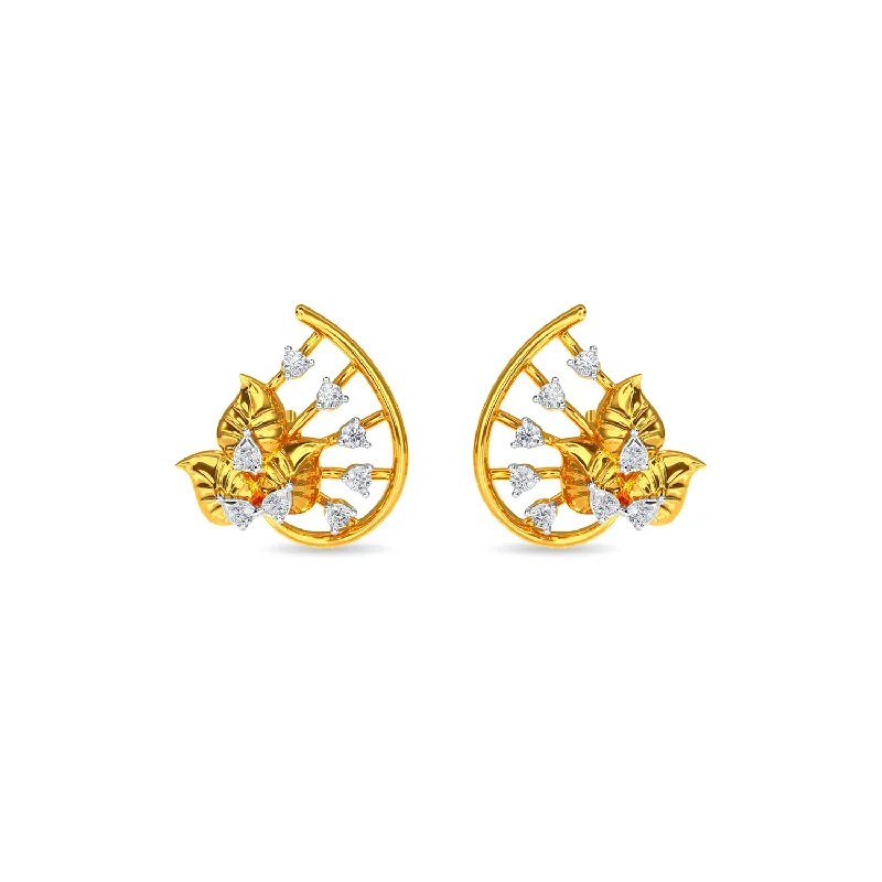 heart pendant necklace gold Laylin Earring