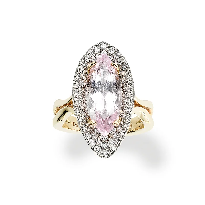dainty heart charm necklace Rare Pink Morganite Marquise Shape Ring, Platinum and 18K Yellow Gold dainty heart charm necklace Rare Pink Morganite Marquise Shape Ring, Platinum and 18K Yellow Gold