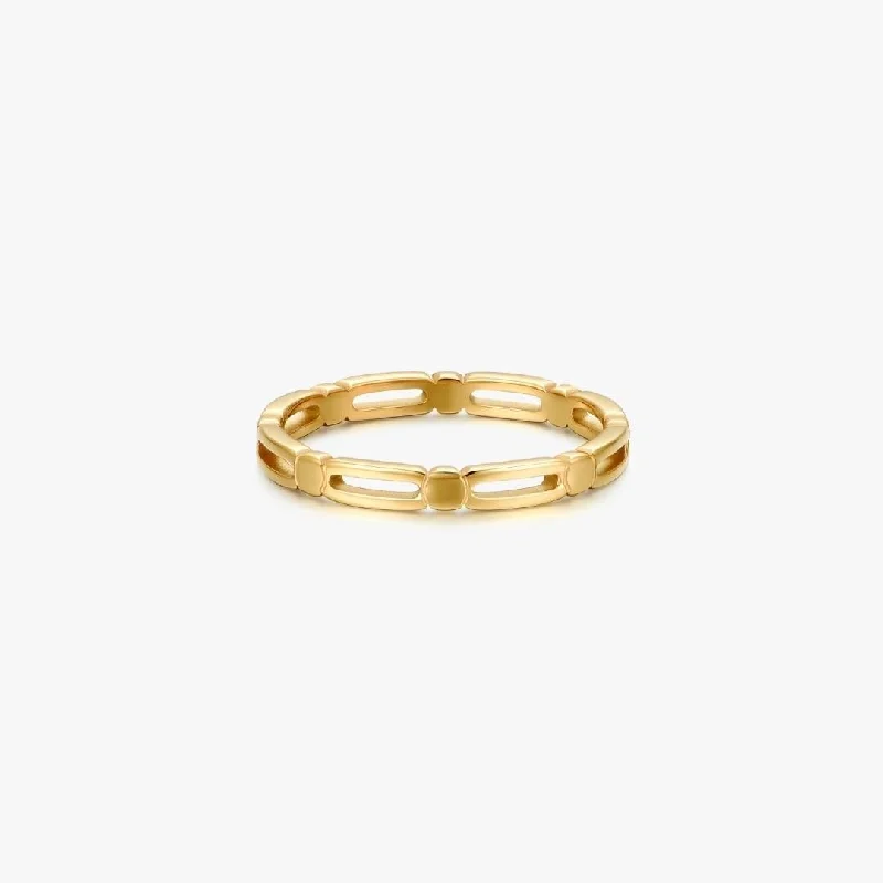 black onyx men’s signet ring Melanie Ring in Gold