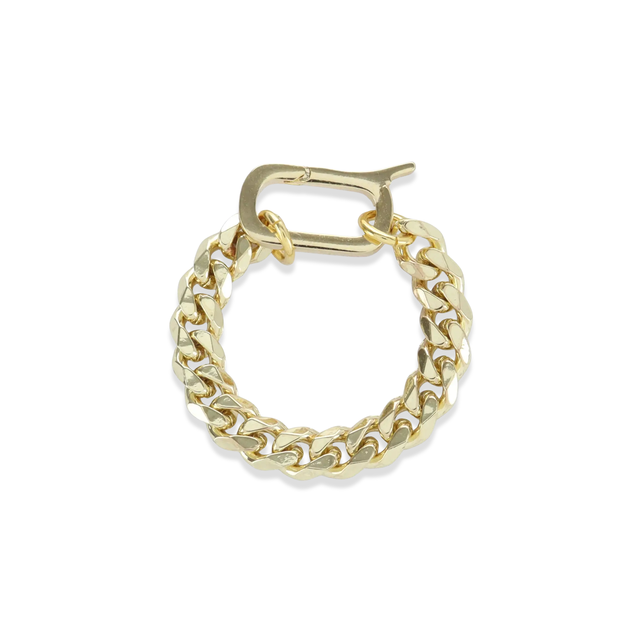 elegant drop earrings wedding MINIMAL CAN OPENER CHAIN RING