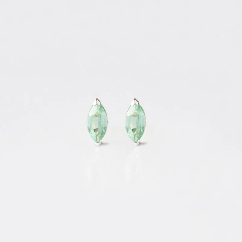 men’s titanium ring with diamonds Mint Kyanite Marquise Stud Earrings