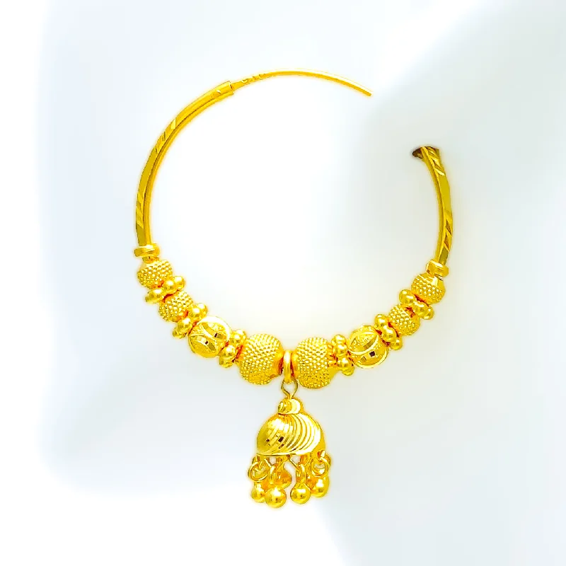 custom engraved infinity necklace Opulent Gleaming 22k Gold Bali
