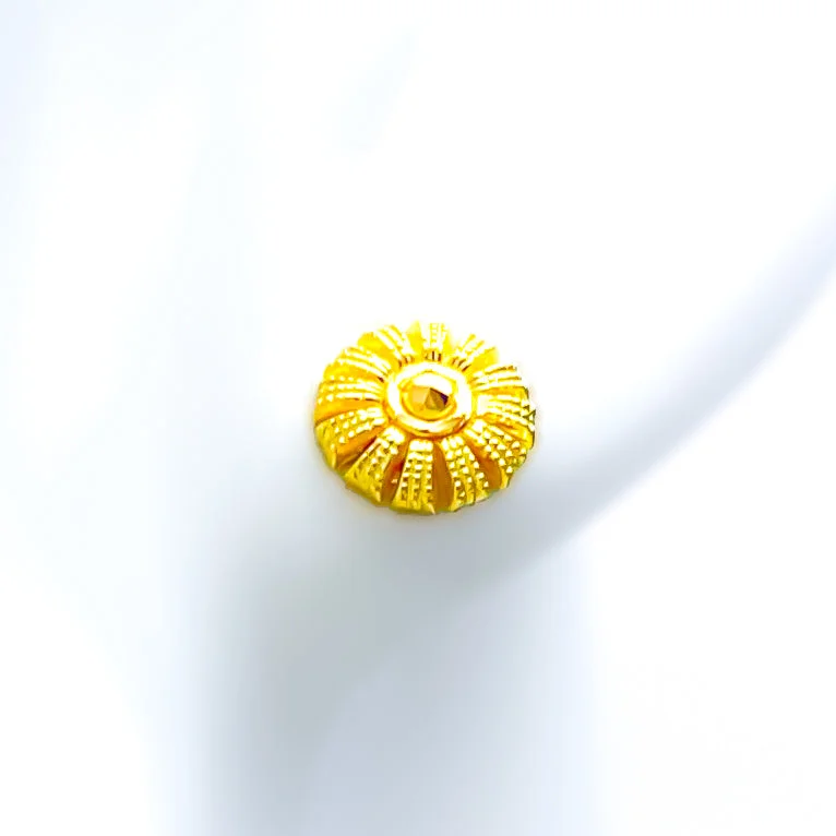 celestial star earrings stud Ornate Petite 22k Gold Baby Earrings