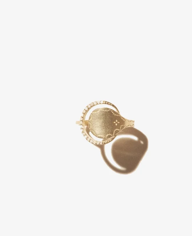 solid gold cartilage hoop Pascale Monvoisin Rio Ring