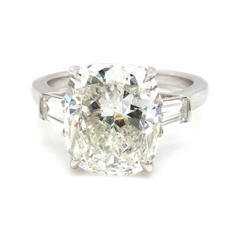 minimalist wedding band set Platinum Cushion Cut Natural Diamond Classic Engagement Ring minimalist wedding band set Platinum Cushion Cut Natural Diamond Classic Engagement Ring