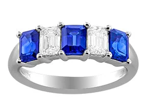 classic pearl bridal earrings Platinum Sapphire and Natural Diamond Ring Size 6.5