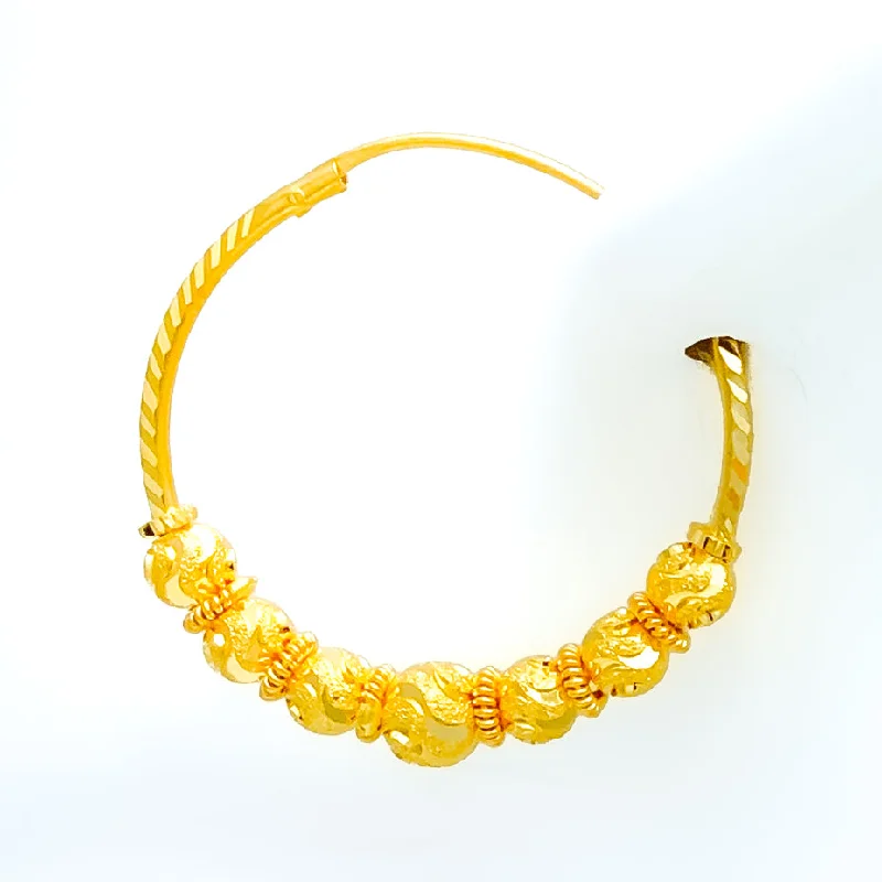 vintage-style filigree bracelet Radiant Blooming 22k Gold Bali