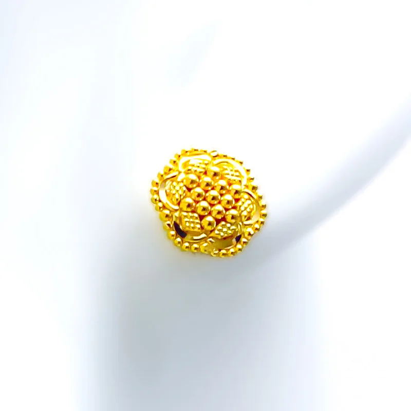 minimalist sapphire drop necklace Regal Lovely 22k Gold Baby Earrings