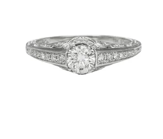 handcrafted sterling silver necklace Ring/Engagement