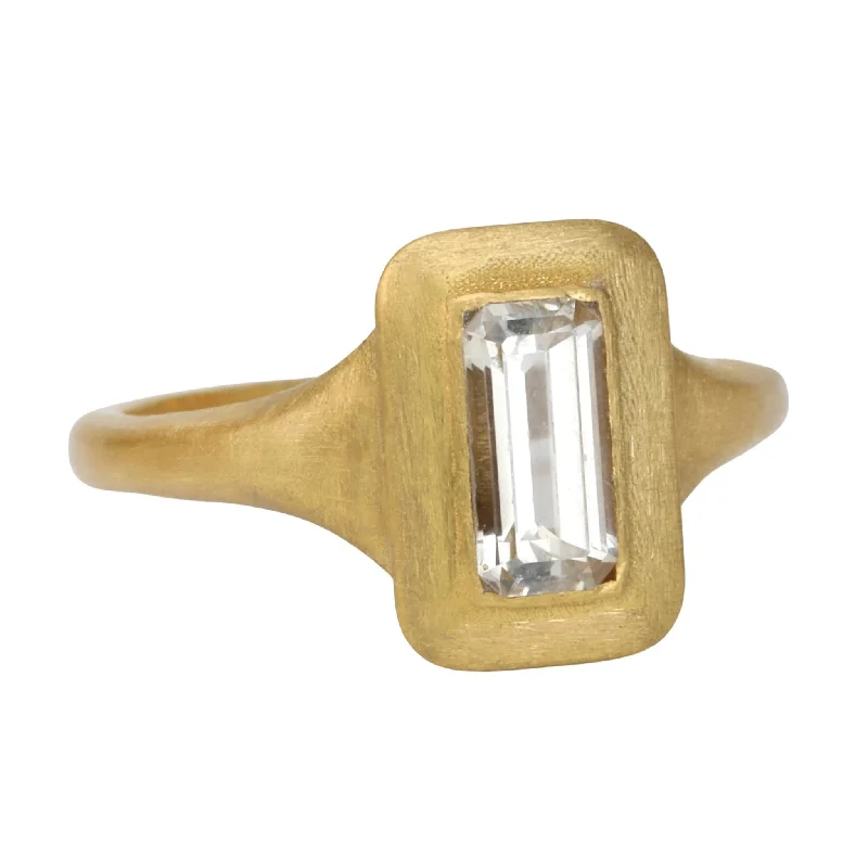 celestial moonstone ring gold 22K Gold "Greek-Inspired" Emerald Cut White Sapphire Baguette Ring celestial moonstone ring gold 22K Gold "Greek-Inspired" Emerald Cut White Sapphire Baguette Ring