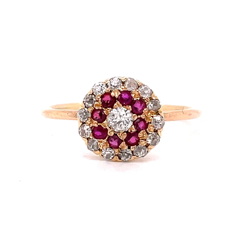 men’s black diamond cufflinks RUBY AND DIAMOND RING