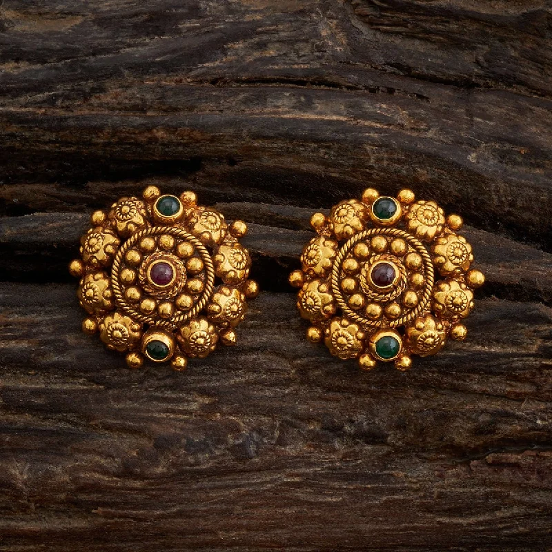 yellow sapphire engagement ring Silver Temple Earring 165463