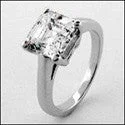 infinity loop ring rose gold Solitaire 2.5 Ct Asscher in Prongs Cubic Zirconia 14k White Gold Ring infinity loop ring rose gold Solitaire 2.5 Ct Asscher in Prongs Cubic Zirconia 14k White Gold Ring