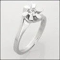 yellow sapphire engagement ring Cubic Zirconia Ring Solitaire .25 Carat Round Channel Set Twisted Flower 14k White Gold yellow sapphire engagement ring Cubic Zirconia Ring Solitaire .25 Carat Round Channel Set Twisted Flower 14k White Gold