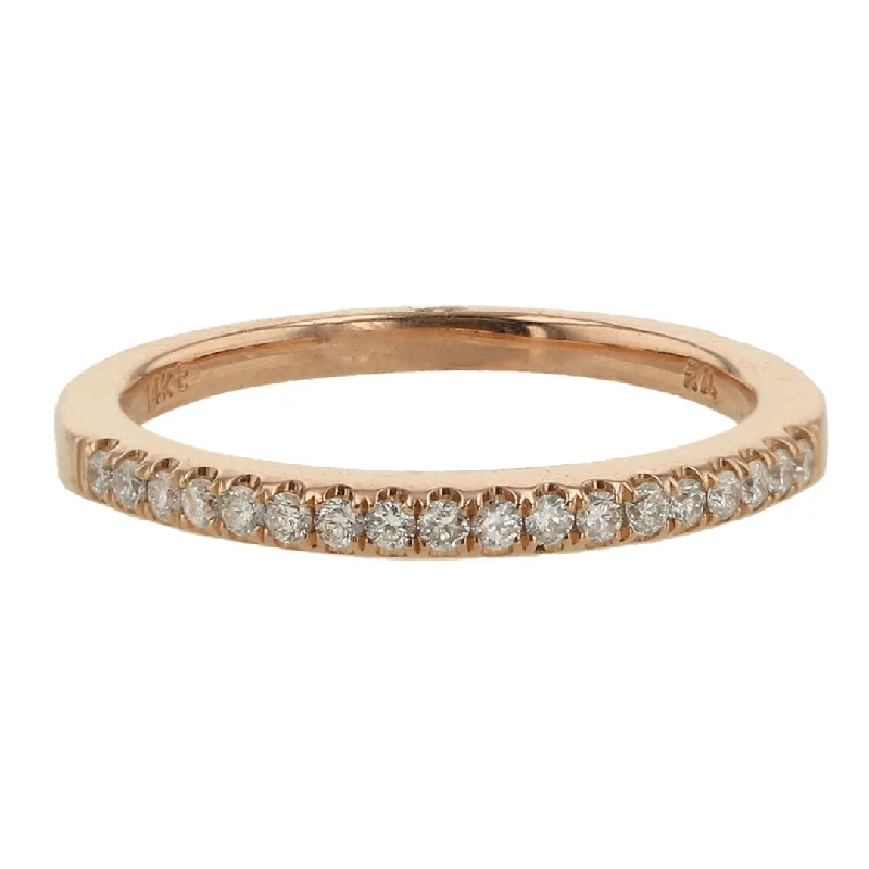 men’s titanium ring with diamonds "Sparkling Serenade Diamond Band" 0.30CTTW 14KRG
