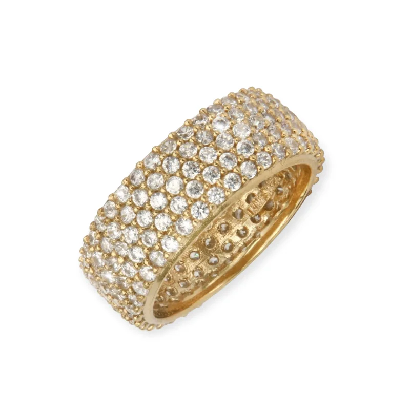 vintage marcasite brooch floral Meesh 18K Gold Plated Sterling Silver Ring