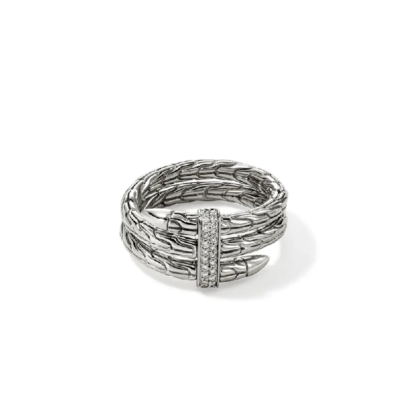 handmade antique silver bangle Sterling Silver White Spear Collection Natural Diamond Ring Size 7 handmade antique silver bangle Sterling Silver White Spear Collection Natural Diamond Ring Size 7
