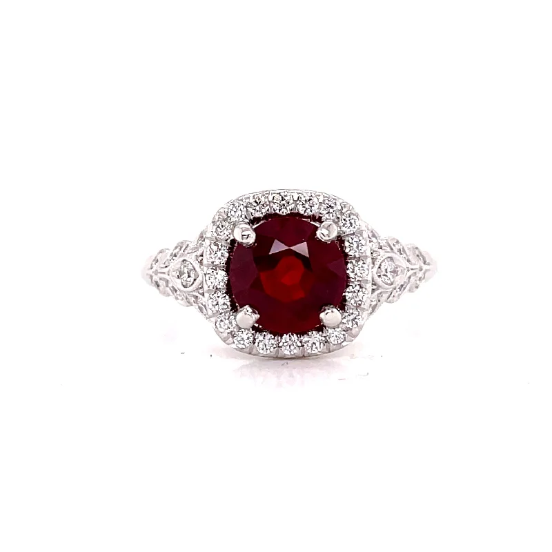 real diamond solitaire ring TATUM RING