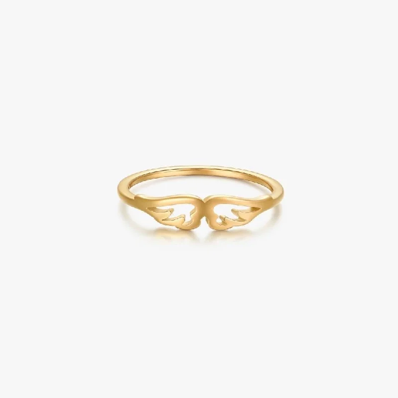 celestial sun charm anklet The Wing Ring in Gold