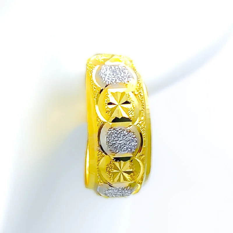 vintage-inspired gold locket Two-Tone Chic 22k Gold Bali