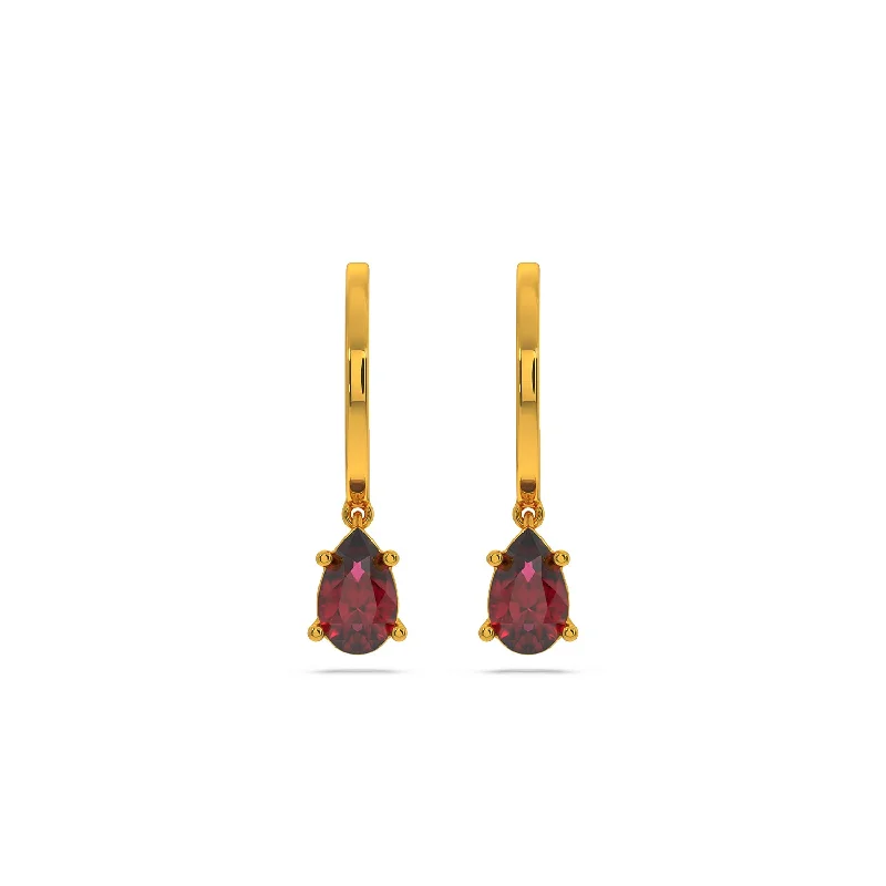 simple engraved wedding ring Vanya Earring