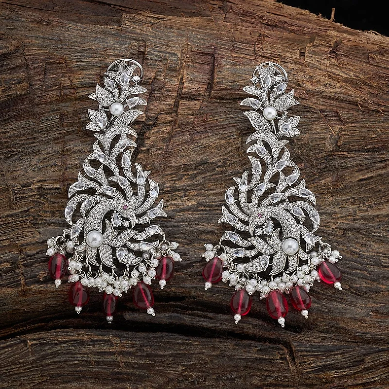 engraved pendant necklace Zircon Earring 157756