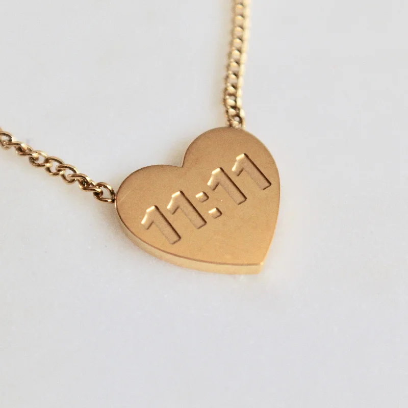 celestial sun charm anklet 11:11 heart necklace