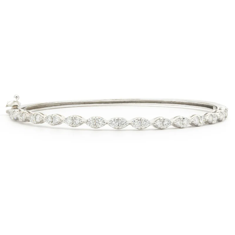 real tourmaline birthstone ring 14 Karat White Gold Diamond Marquise Shape Bangle Bracelet real tourmaline birthstone ring 14 Karat White Gold Diamond Marquise Shape Bangle Bracelet