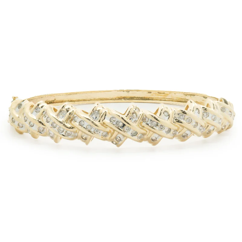 dainty gemstone chain bracelet 14 Karat Yellow Gold Channel Set Diamond X Bangle Bracelet dainty gemstone chain bracelet 14 Karat Yellow Gold Channel Set Diamond X Bangle Bracelet