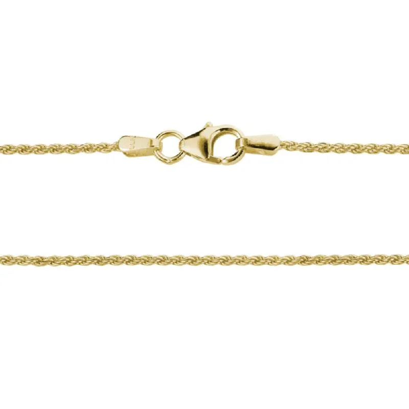 celestial star ring gold 14Y 1.2mm Rope Chain With Lobster Clasp