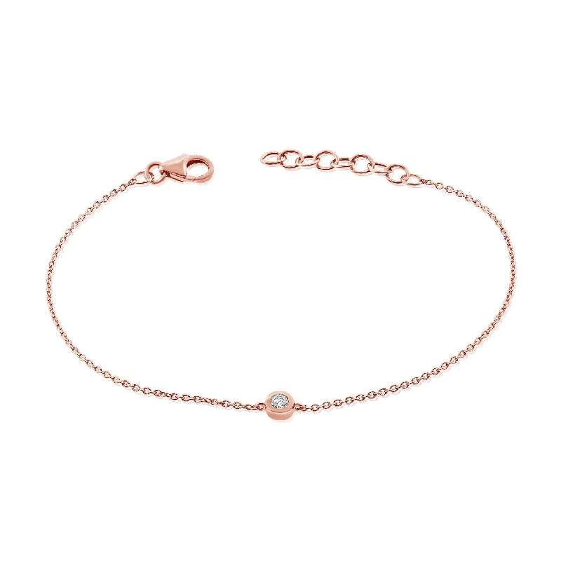men’s tungsten carbide ring 14K Gold Chain Bracelet with Diamonds