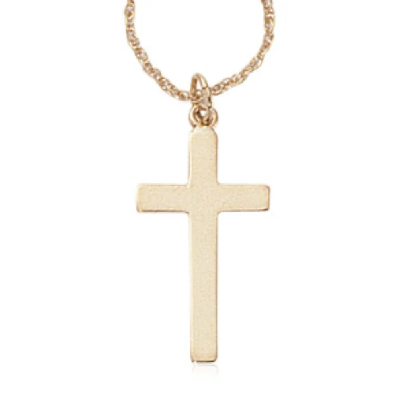 vintage marcasite brooch floral 14k Gold Cross Pendant Necklace