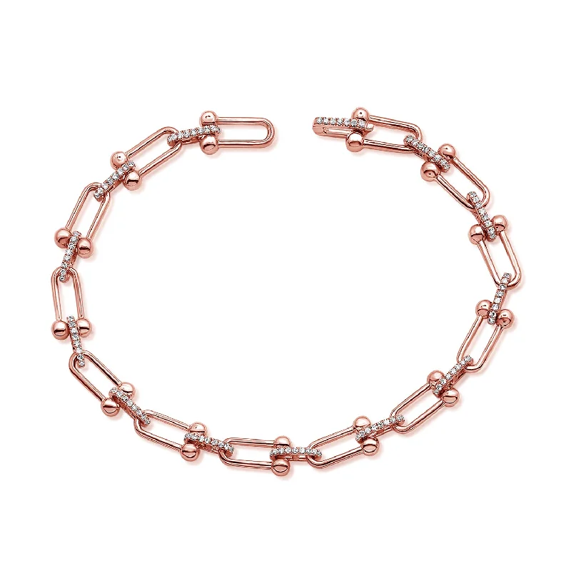 unique moon phase ring 14Kt Gold & Diamond Pave Chain Designer Hardware Link Bracelet unique moon phase ring 14Kt Gold & Diamond Pave Chain Designer Hardware Link Bracelet