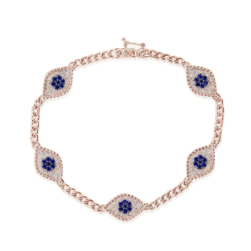 classic diamond solitaire necklace 14Kt Gold & Diamonds Pave Evil Eye Link Bracelet classic diamond solitaire necklace 14Kt Gold & Diamonds Pave Evil Eye Link Bracelet