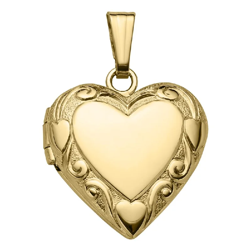 classic silver pearl earrings 14k Heart Locket Necklace 18"