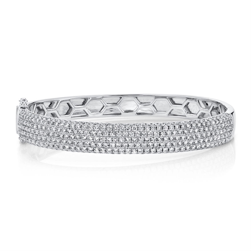 handmade resin flower earrings 14K White Gold Pavé Diamond Bangle Bracelet (4.21 carat) handmade resin flower earrings 14K White Gold Pavé Diamond Bangle Bracelet (4.21 carat)