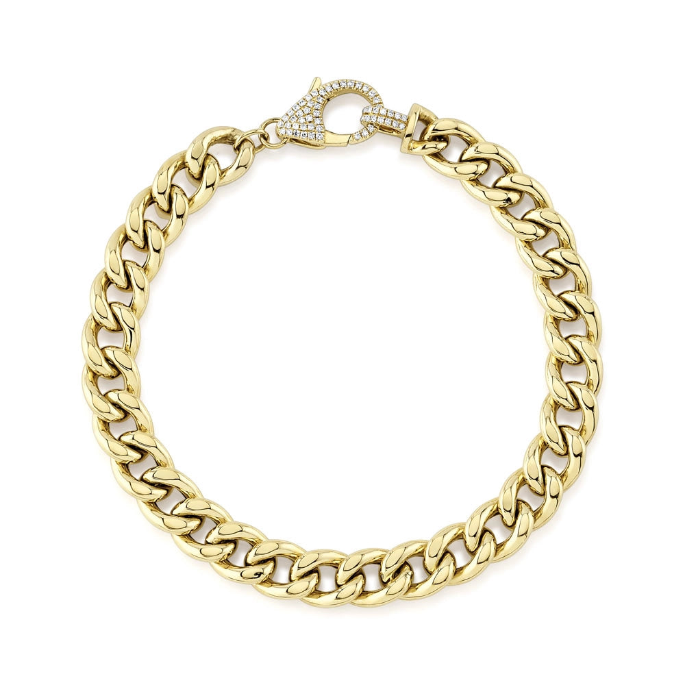 adjustable toe ring silver 14K Yellow Gold Link Bracelet with Diamond Lobster Clasp adjustable toe ring silver 14K Yellow Gold Link Bracelet with Diamond Lobster Clasp