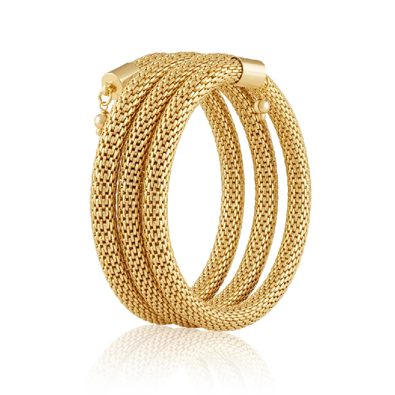 custom engraved wedding band Alice Wrap Bracelet
