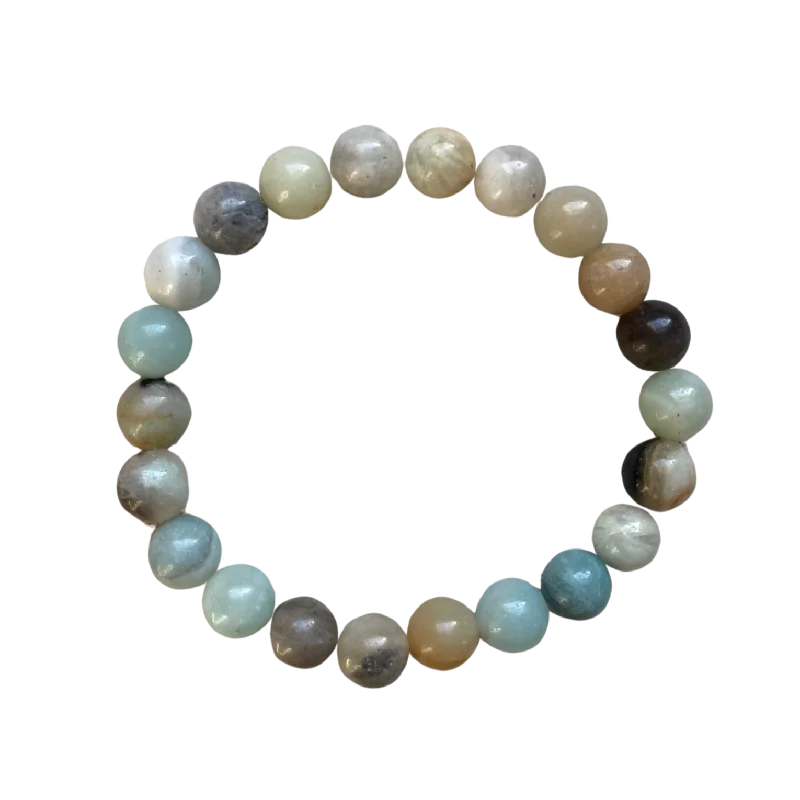 handmade ceramic bead bracelet Amazonite 8mm Bracelet