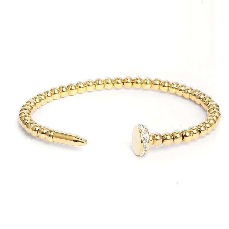 black pearl earrings classic Beaded Nail Bracelet