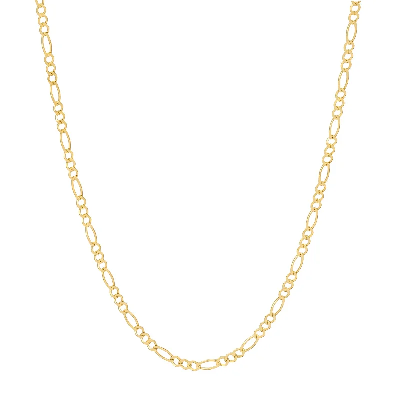 classic diamond solitaire earrings 16" Classic Figaro Chain - 2.8mm