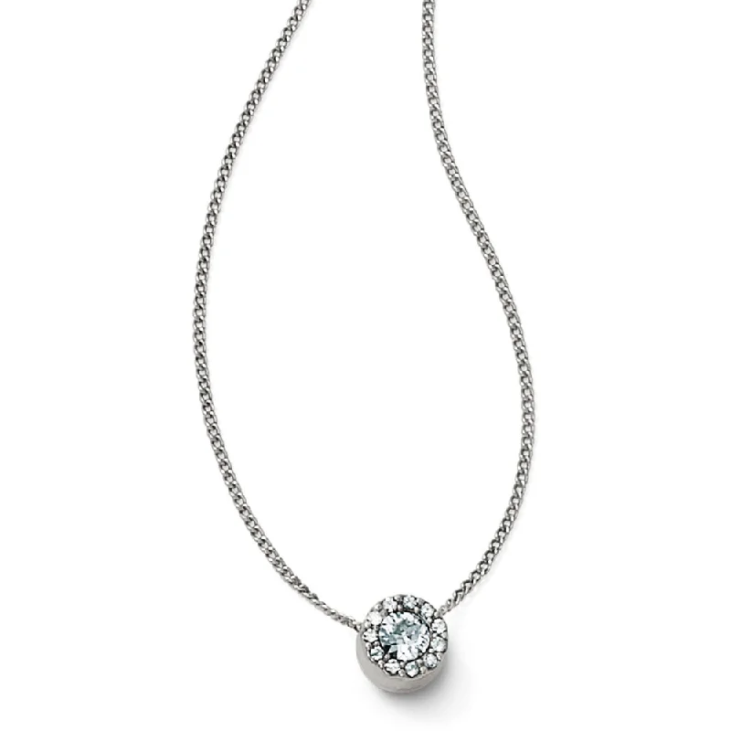 eternity ring for anniversary Brighton Illumina Solitaire Necklace