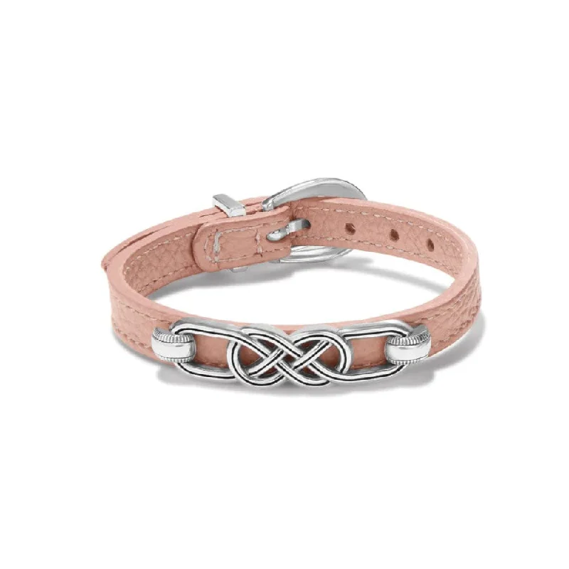 classic diamond solitaire earrings Brighton Interlok Braid Leather Bracelet