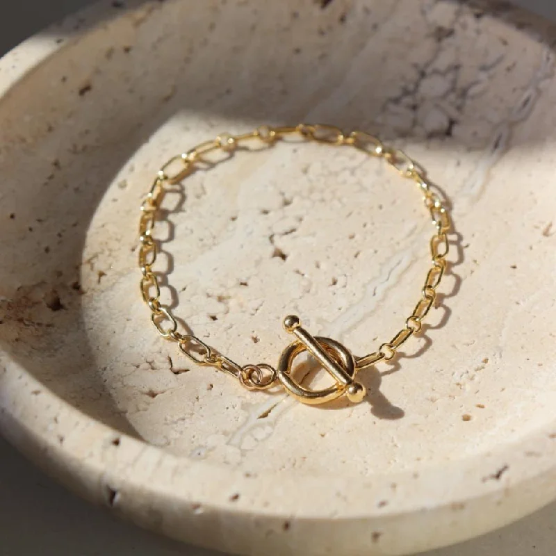 vintage diamond brooch pin Brooklyn Toggle Bracelet